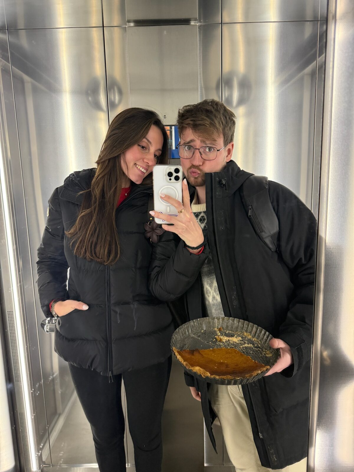 You baked an amazing pumpkin pie. Delicious.