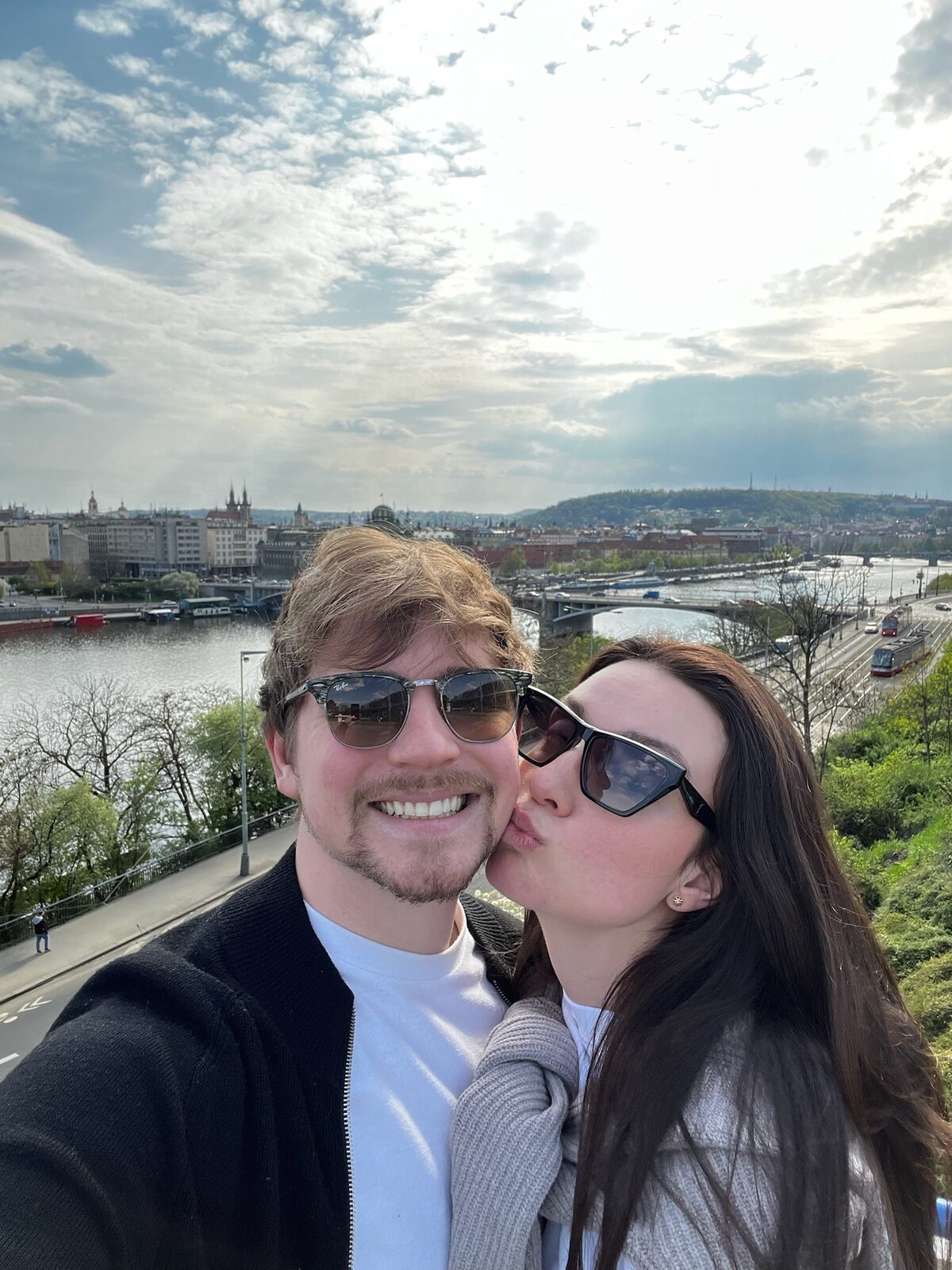 Prague from above — that view never gets old, especially with you.