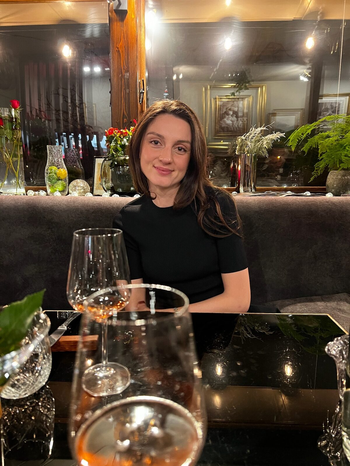 Valentine's dinner — so beautiful. I can upset you sometimes, and I'm grateful you're so patient with me.