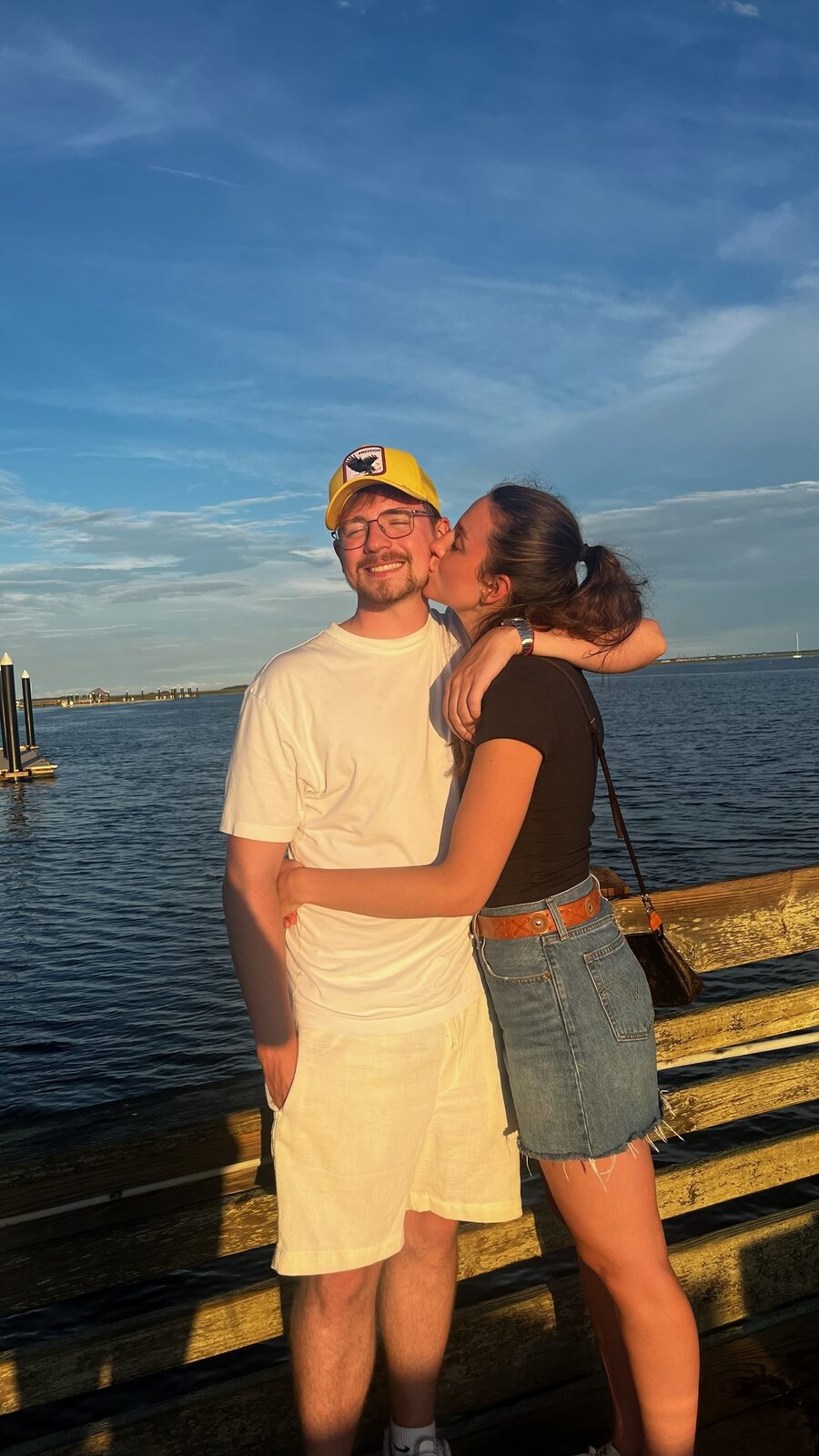 Amelia Island pier at sunset. Golden hour you. The kind of moment you want to keep forever.